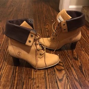 Timberland Boots/heels Sz 8